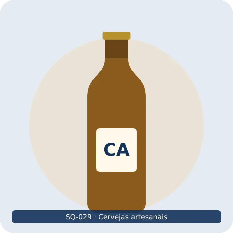 Cerveja artesanal lager 500 ml